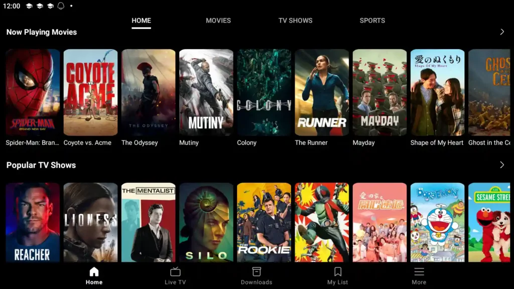 Reezn TV Movie App 1